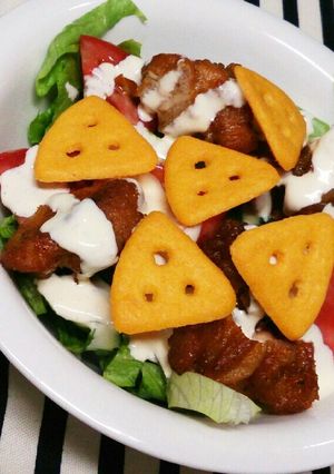 チーザでおつまみシーザーサラダ(丼)-レシピのメイン写真