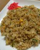 美味しい！胡麻昆布の佃煮チャーハン！