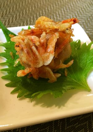 桜海老衣の梅ボール-レシピのメイン写真