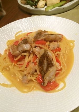 奥さんに喜ばれるカサゴのパスタ-レシピのメイン写真