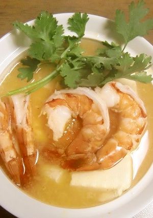 レンジで簡単、豆腐入りトムヤンクン-レシピのメイン写真