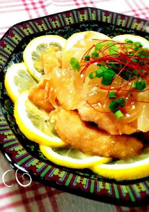 鶏胸肉◎爽やか～♪レモンあんかけ-レシピのメイン写真