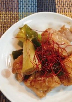 鶏肉とねぎの照り焼き-レシピのメイン写真