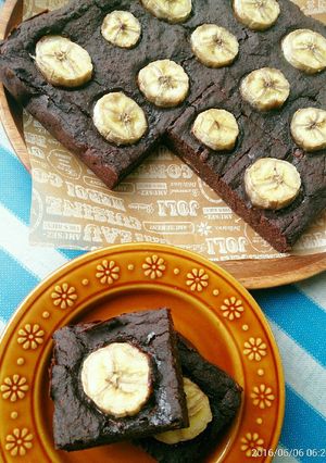1切れ約30kcal♥バナナブラウニー-レシピのメイン写真