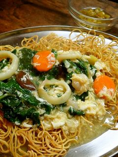 シンガポール風あんかけかた焼きそば-レシピのメイン写真