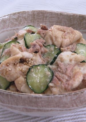 丁字麩ときゅうりのからし酢味噌和え-レシピのメイン写真