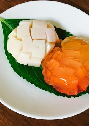 和菓子 寒天の紫陽花-レシピのメイン写真