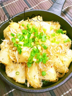 じゃがいもとしらすのガーリック醤油炒め-レシピのメイン写真