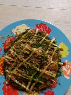 残り物ランチお好み焼き-レシピのメイン写真