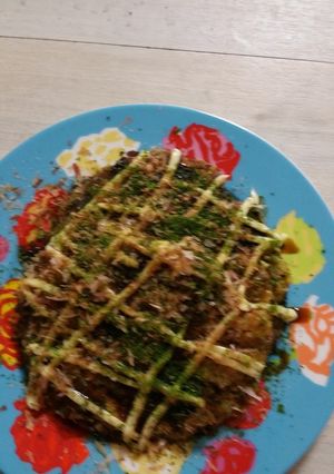 残り物ランチお好み焼き-レシピのメイン写真