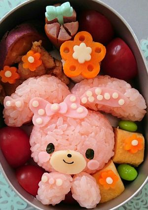 ♪キャラ弁♪ボンボンリボンちゃん♪うさぎ-レシピのメイン写真