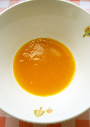 ＊離乳食前期＊かぼちゃのポタージュ　給食-レシピのメイン写真