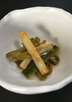 山菜食べよう！『ウルイ』の酢みそ和え-レシピのメイン写真
