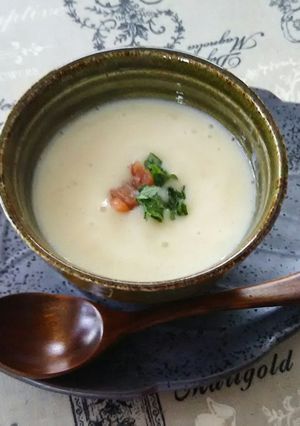 梅紫蘇風味☆和風豆乳ビジソワーズ-レシピのメイン写真