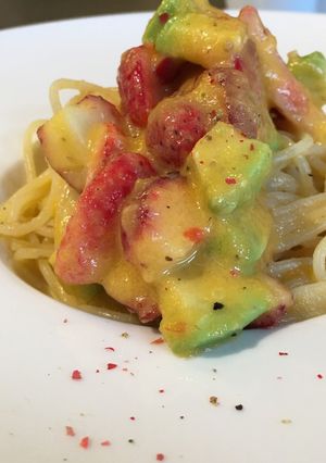 とってもカンタン いちごのパスタ-レシピのメイン写真