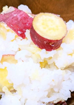とことん手抜！さつまいも&塩麹の炊込ご飯-レシピのメイン写真