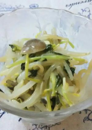 もやし豆苗しめじのサラダ☆わさび風味-レシピのメイン写真