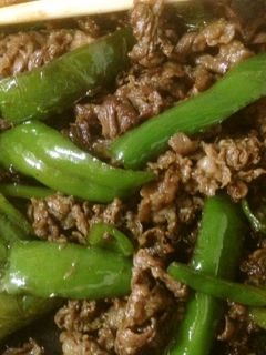 万願寺とうがらしと牛肉炒め-レシピのメイン写真