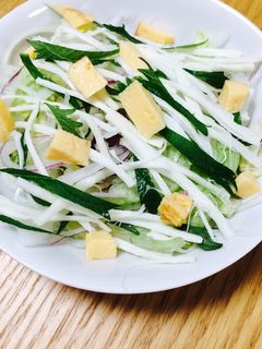 手巻き寿司で余った材料でチーズサラダを☆-レシピのメイン写真