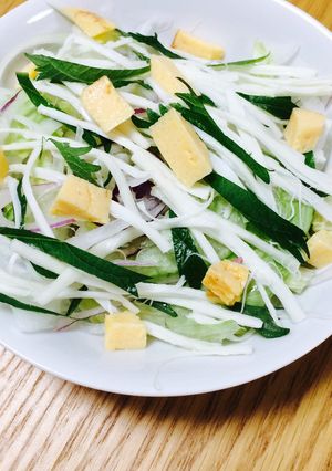手巻き寿司で余った材料でチーズサラダを☆-レシピのメイン写真