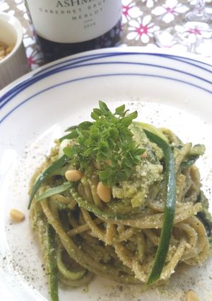 ズッキ−ニ−パスタ-レシピのメイン写真