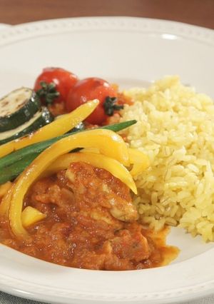 夏野菜たっぷり！ヘルシーチキンカレー-レシピのメイン写真