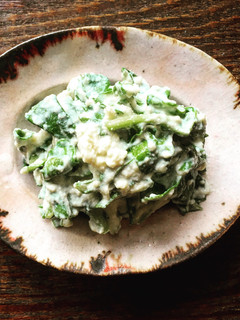 フレッシュルッコラの塩麹豆腐白和え-レシピのメイン写真