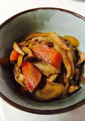 ゴボウと豚肉の甘辛煮-レシピのメイン写真