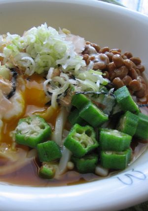 ねばねば*凉おうどん-レシピのメイン写真