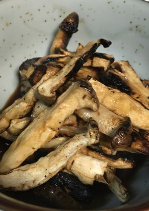 エリンギ網焼き醤油に浸して-レシピのメイン写真