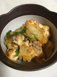 厚揚げキムチひき肉炒め和え-レシピのメイン写真