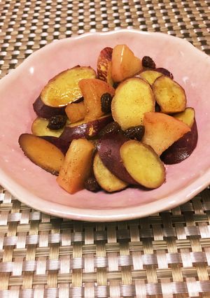 ほっこりサツマイモとリンゴの甘煮-レシピのメイン写真