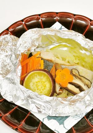 ふくいのお宝包み焼き【学校給食】-レシピのメイン写真