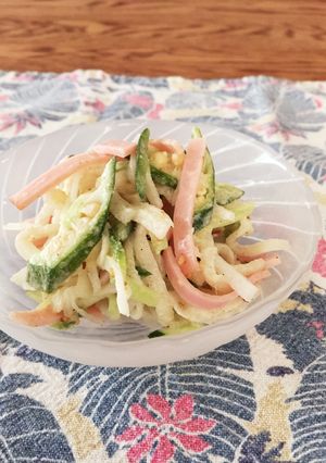 大根とハムときゅうりの白だしサラダ-レシピのメイン写真