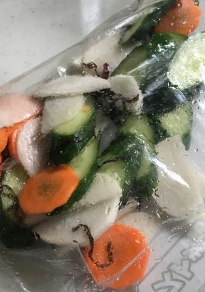 ストックバックで簡単☆浅漬け-レシピのメイン写真
