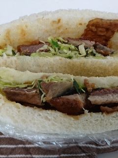 簡単!さんまの蒲焼き和風サンド♬-レシピのメイン写真