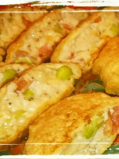 肉詰め油揚げ-レシピのメイン写真