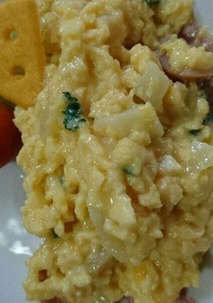 生チーズのチーザ入りスクランブルエッグ-レシピのメイン写真