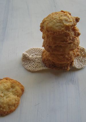 ⁂ｺｺﾅﾂとﾎﾜｲﾄﾁｮｺのｸｯｷｰ⁂-レシピのメイン写真