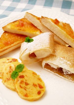 あんずバターとあんずのもち春巻き-レシピのメイン写真