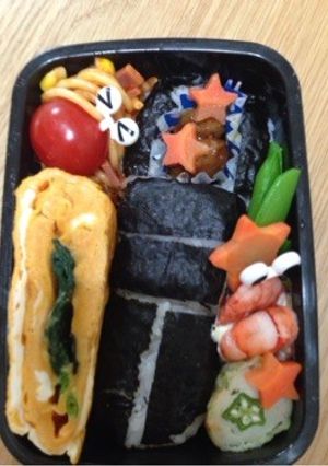 キャラ弁。クワガタ！-レシピのメイン写真
