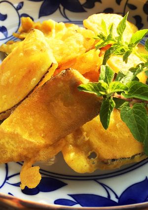 バングラデシュ♡スパイシー茄子天ぷら-レシピのメイン写真