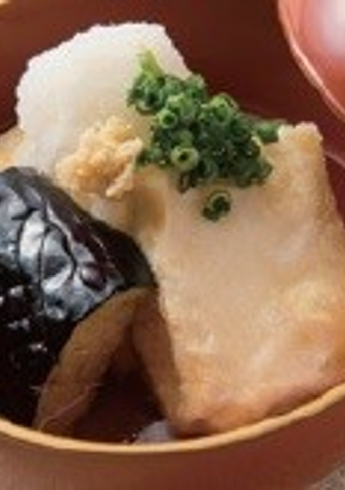 茄子と豆腐の揚げ出し-レシピのメイン写真