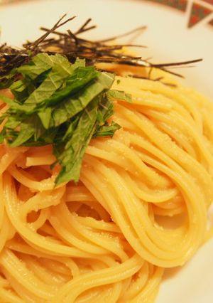 できるだけ少なめ材料で！明太子パスタ-レシピのメイン写真
