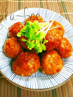 旨いっ!チーズカレー肉団子の甘辛照り焼き-レシピのメイン写真