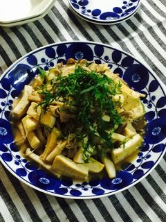 豆腐とキノコの和風ガーリック炒め-レシピのメイン写真