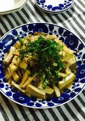 豆腐とキノコの和風ガーリック炒め-レシピのメイン写真