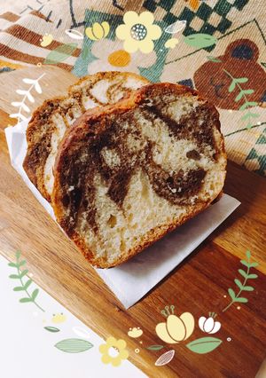 コーヒーマーブル♫パウンドケーキ-レシピのメイン写真