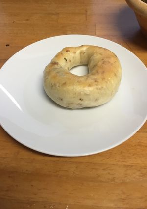 朝に焼きたてを❗️シソとじゃこのベーグル-レシピのメイン写真