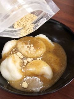 簡単!お麸の白玉風デザート-レシピのメイン写真